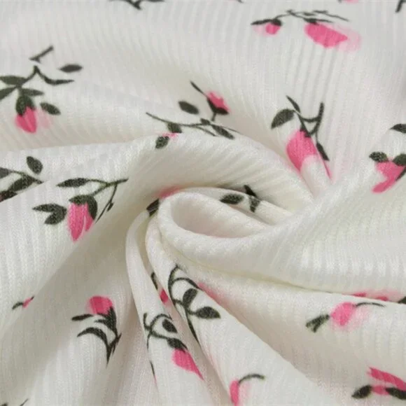 Cozy Cream Knit Loungewear Set Soft 2-Piece Pajama Suite Size M - Picture 7 of 7